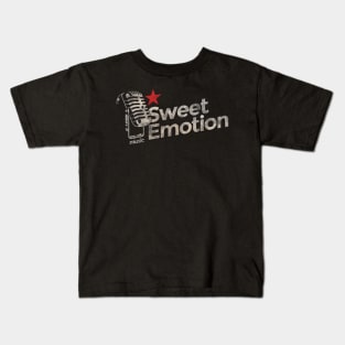 Sweet Emotion - Vintage Karaoke song Kids T-Shirt